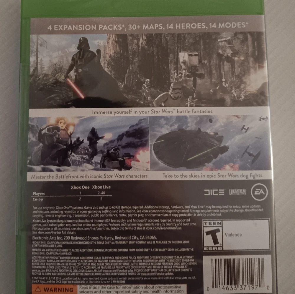 Star Wars: Battlefront - Ultimate Edition (Microsoft Xbox One, 2016)